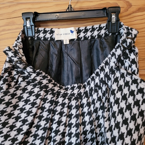 Blue Robin Anthropologie houndstooth skirt - Picture 8 of 8